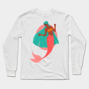 Indian Mermaid Long Sleeve T-Shirt